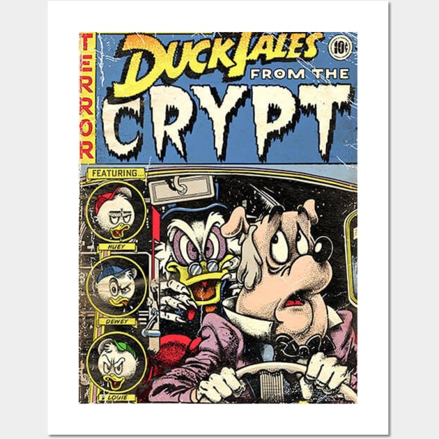 Duck Tales from The Crypt Wall Art by homassall